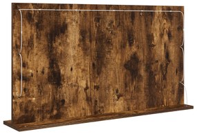 pipere tükör Füstölt tölgy Fa, Üveg 100 x 55 x 18 cm Pipere tükör