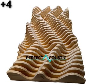 Parametrikus diffúzor 120x60x14cm- 4 minta - 140x70x12cm csomagolás és szállítás nélkül