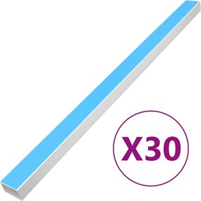 vidaXL öntapadós PVC kábelcsatorna 60 x 60 mm 30 m