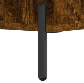 füstös tölgy színű szerelt fa cipőpolc 102x35x55 cm