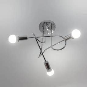 OXFORD felületre szerelhető csillár 3xE27/15W/230V fényes króm