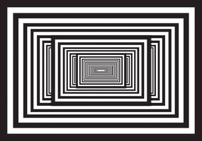 Fotótapéta - Fehér és fekete 3D-s alagút (152,5x104 cm)