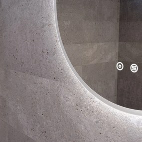 Kerek Led tükör Ø60cm Welland Alpha | Páramentesítő - Fényerő + színhőfok állítás