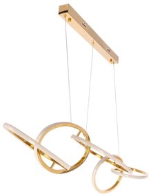 LED zsinóros csillár ANNELI LED/45W/230V 125 cm arany