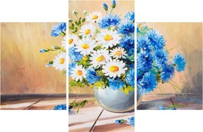Festett kép egy váza virágról (90x60 cm)