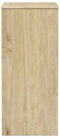 SAUDA tölgy tömör fenyőfa fiókos szekrény 76,5 x 39 x 91 cm