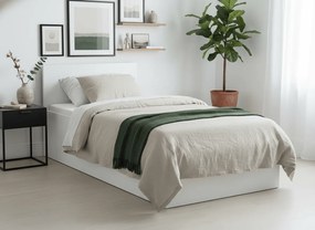 SOFIA ágy 90 x 200 cm, fehér Ágyrács: Ágyrács nélkül, Matrac: Deluxe 10 cm matrac