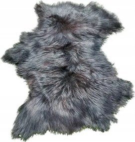 Bőr Szőnyeg Padlóra Természetes Fekete Bőr