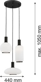 Argon SAGUNTO 6323 Függőlámpa 3x15W/E27 IP20