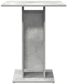 Betonszürke szerelt fa bisztróasztal 60 x 60 x 75 cm