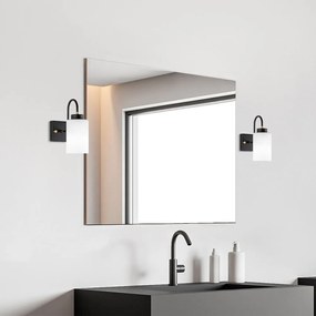 Fekete-fehér fali lámpa ø 10 cm Duzsuz – Opviq lights