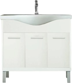 Nerva 85 cm-es bútorhoz alsószekrény mosdóval fehér