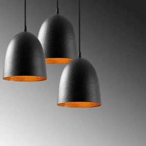 Kábeles csillár TATTOO 3xE27/40W/230V fekete