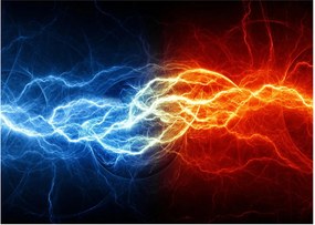 Az elektromos feszültség képe (70x50 cm)