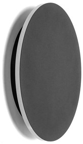 Aigostar - LED Fali lámpa LED/12W/230V 3000K 25 cm fekete