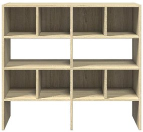 cipőtartók 2 db egymásba rakható Sonoma tölgy 89,5x30x40 cm
