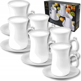6 db-os csészealj szett Arab Stílusú Porcelán 120 ml Wilmax