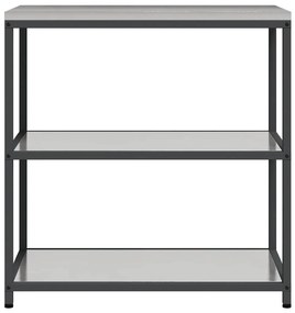 Konyhai tárolópolc polcokkal tárolóval Ezüst Rozsdamentes acél