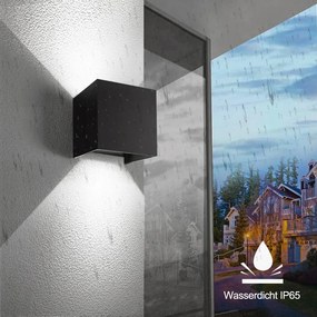 Kültéri Led fali lámpa 20W teljesítménnyel IP65 vízálló, állítható fényerővel