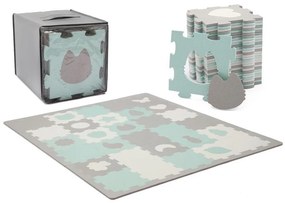 Kinderkraft KINDERKRAFT select - Hab puzzle LUNO 30db szürke/menta AG0382