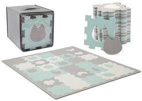 KINDERKRAFT select - Hab puzzle LUNO 30db szürke/menta