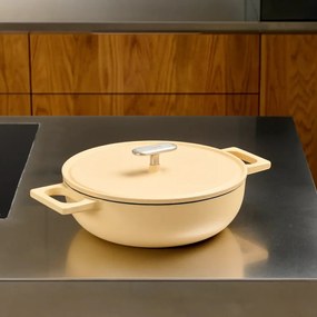 Öntöttvas serpenyő fedővel ø 26 cm tegame Mattia 3.0 – FABINI