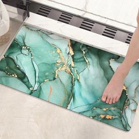 Csúszásgátló mosható fürdőszoba szőnyeg nedvszívó szőnyeg 43x80 Gyorsan Száradó