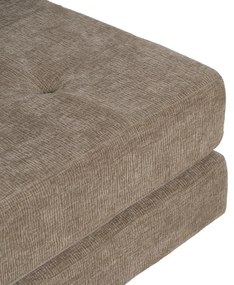 Bézs kinyitható zsenília fotel – Ixia