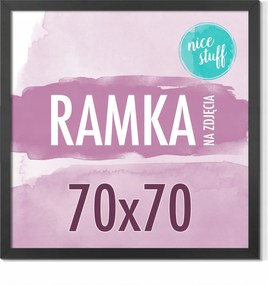 Keret 70x70 Képkeret 70x70 képkeret fekete Mdf keret