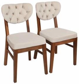 Elma Beige étkezőszék szett, 2 db