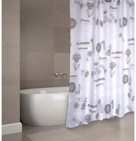 Zuhanyfüggöny 180x200 cm Flowers – MSV