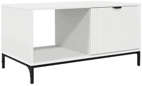 Dohányzóasztal Fehér 90 x 49 x 46 cm Faanyag