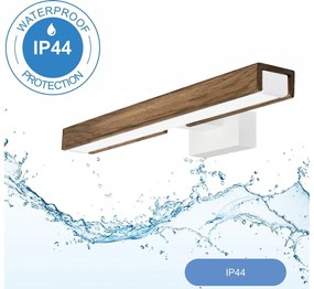 Brilagi Brilagi- LED Fürdőszobai tükörmegvilágítás WOODY MIRROR LED/8W/230V IP44 tölgy/fehér BG0883