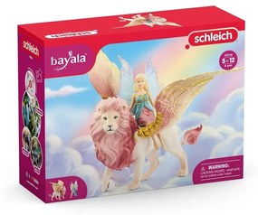 Schleich Bayala 70714 Elf tündér szárnyas ososzlánon