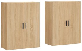 2 db sonoma tölgy fali szekrény 69,5 x 34 x 90 cm