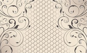 Flizelin fotótapéta Áttört kristályok Geometria Elegancia 250x175 +ragasztó