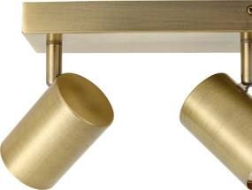 Modern mennyezeti lámpa bronz 3-lámpás állítható téglalap alakú - Jeana