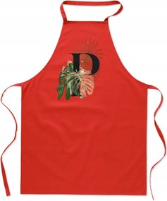 Konyhai Kötény piros P Betűvel Paulina Patrícia FA_373_cw