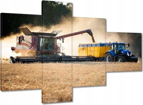 Képek 100x70 Aratás Kombájn Traktor