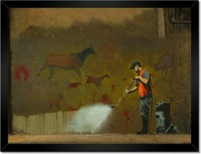 Poszterek keretben 40x30 Banksy Művészet eltávolítása