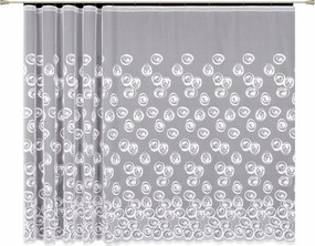 Mg Függöny jacquard 4406 Fehér 250cm magas lengyel 2,7m