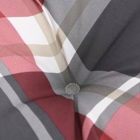 piros kockás szövet raklappárna 58 x 58 x 10 cm