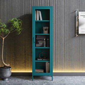 LUIGI vitrin, 500 x 1800 x 350 mm, Modern: tengerkék