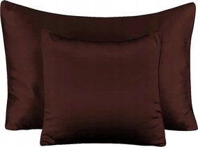 100% Selyem párnahuzat 70x80 párnahuzat Csokoládé ágyneműhuzat