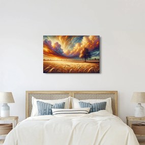 Kép – Fa a mezőn (90x60 cm)