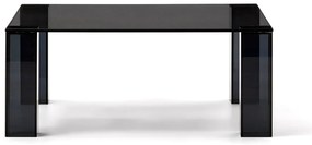 Sötétszürke üveg dohányzóasztal 85x85 cm Adularia – Kave Home