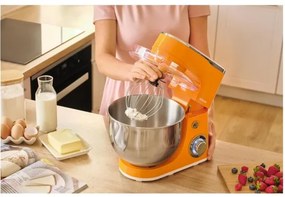 Sencor - Konyhai robotgép rozsdamentes acéltállal 1300W/230V narancssárga