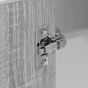 Függő szekrény Riga Szürke Sonoma és fehér 57 x 57 x 80 cm