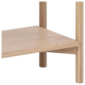 Natúr színű könyvespolc tölgyfa dekorral 86x160x30 cm Braidwood – Actona