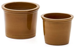 Terrakotta virágcserép készlet 2 db-os ø 47 cm Presili – Kave Home
